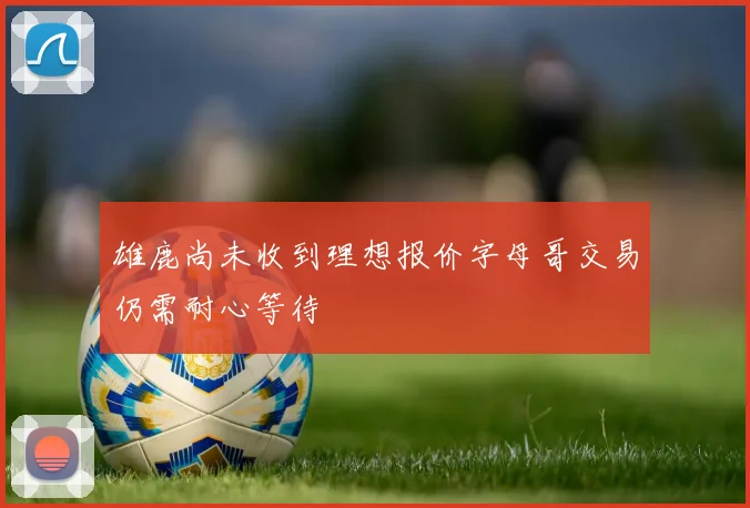 雄鹿尚未收到理想报价字母哥交易仍需耐心等待